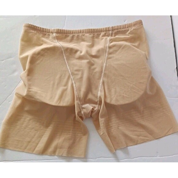 Bubbles Bodywear Seamless Padded Panty Size 2X  Beige Butt Enhancer Sheer 9019 - Picture 1 of 6
